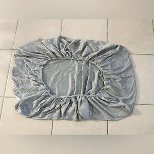 Fitted Crib Sheet 28”x52” Gray Velvet-like